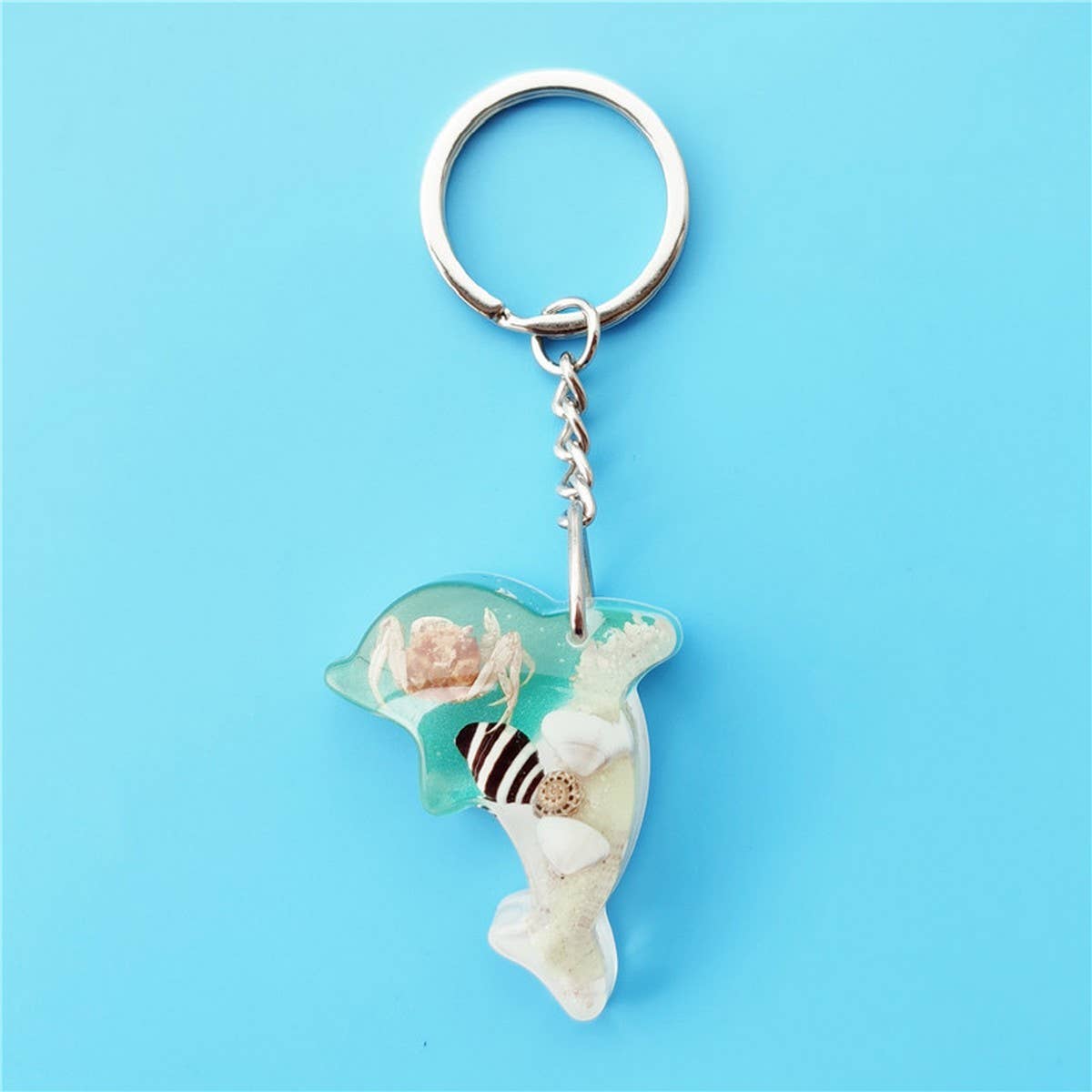 NEW DOLPHIN SHAPE KEYCHAIN SOUVENIR PENDANT