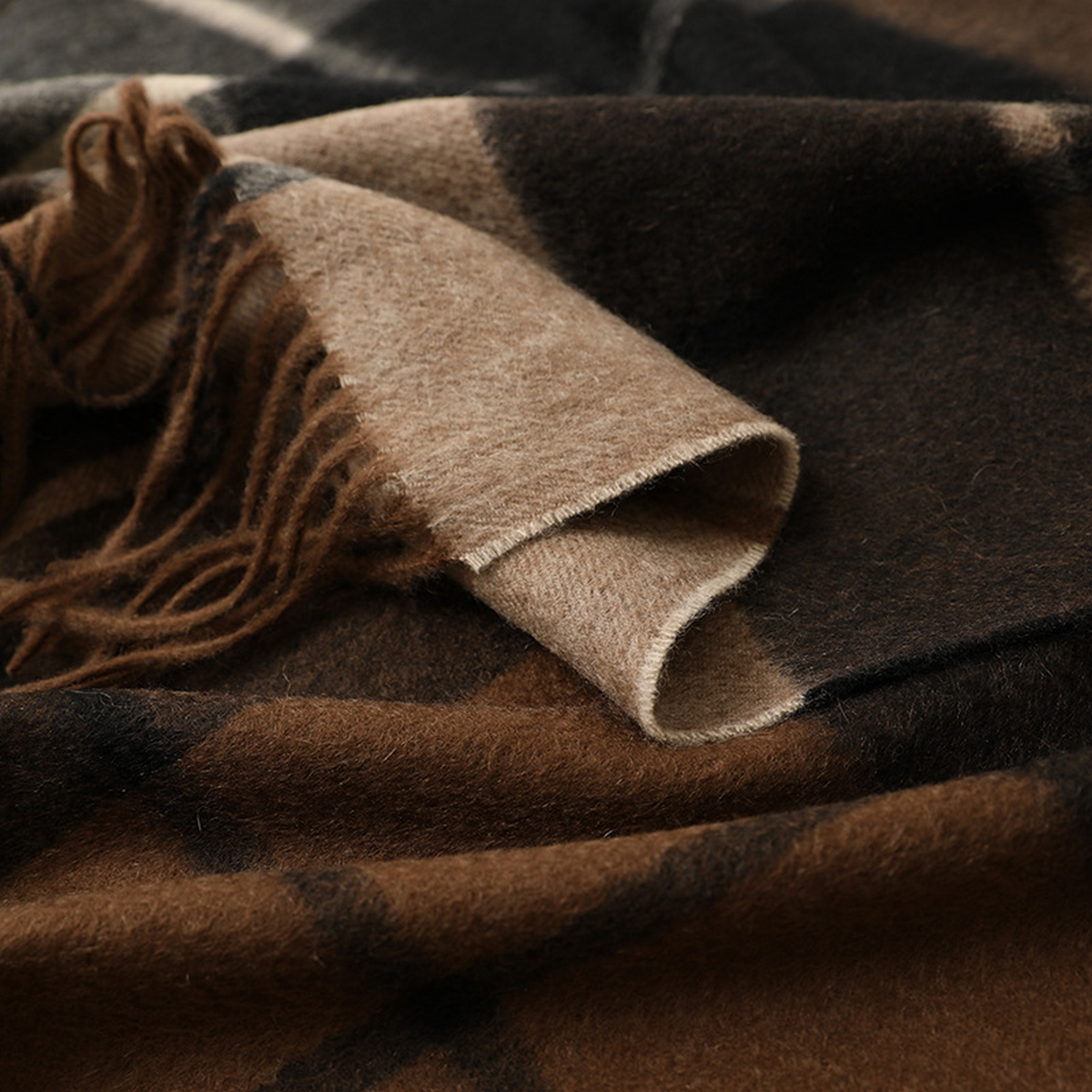 Plaid Cashmere Scarf ??Unisex Warm Winter Wrap_CWASC2706