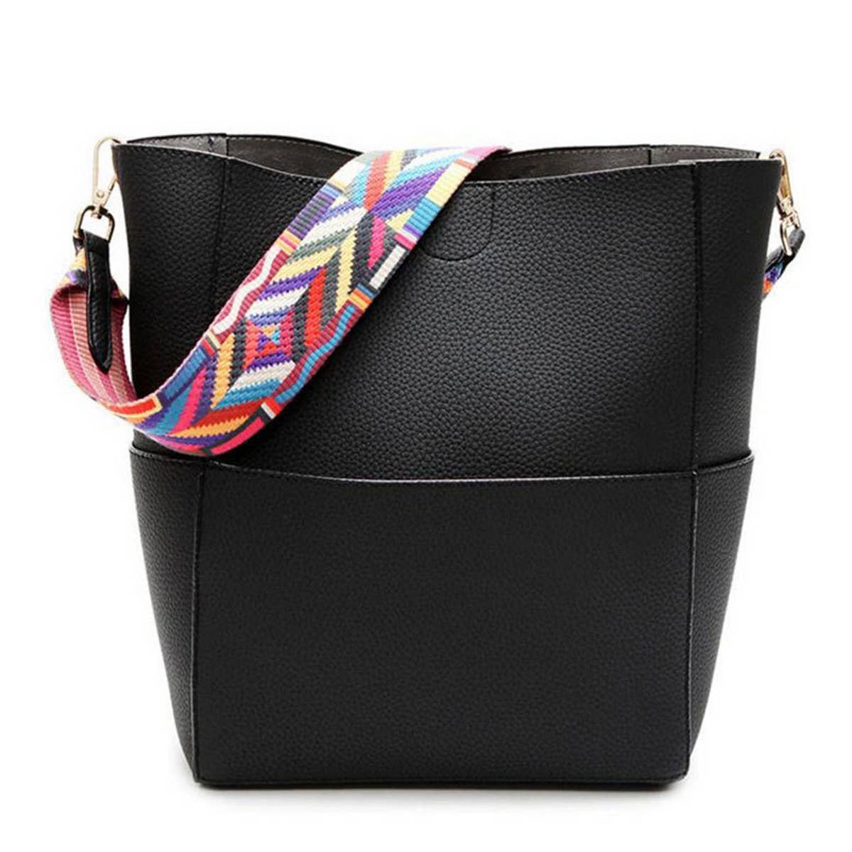 LITCHI PATTERNED LARGE CAPACITY HANDBAG_CWAB1383