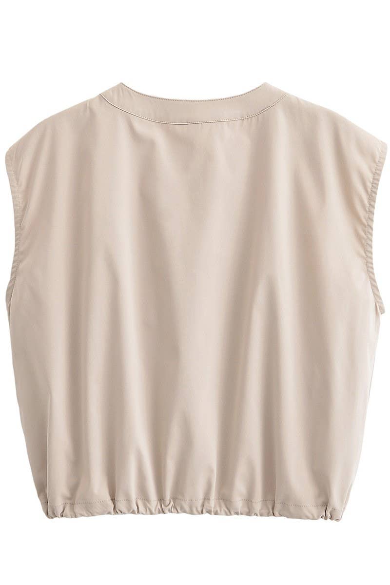 CWSBSSL0141_VEST+SKIRT COMFORTABLE CASUAL WORKWEAR SUIT