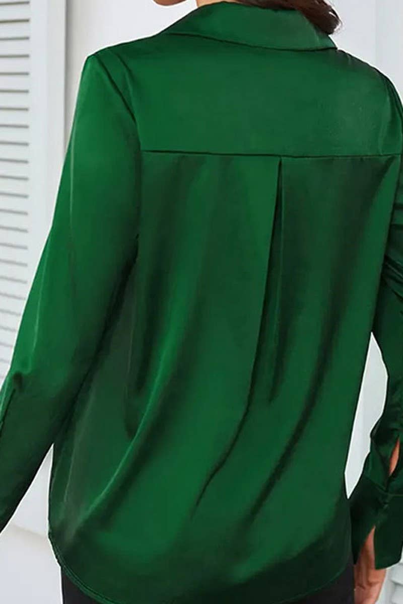 CWTBLL3807_CROSSOVER V-NECK CARDIGAN BUTTON-DOWN SHIRT