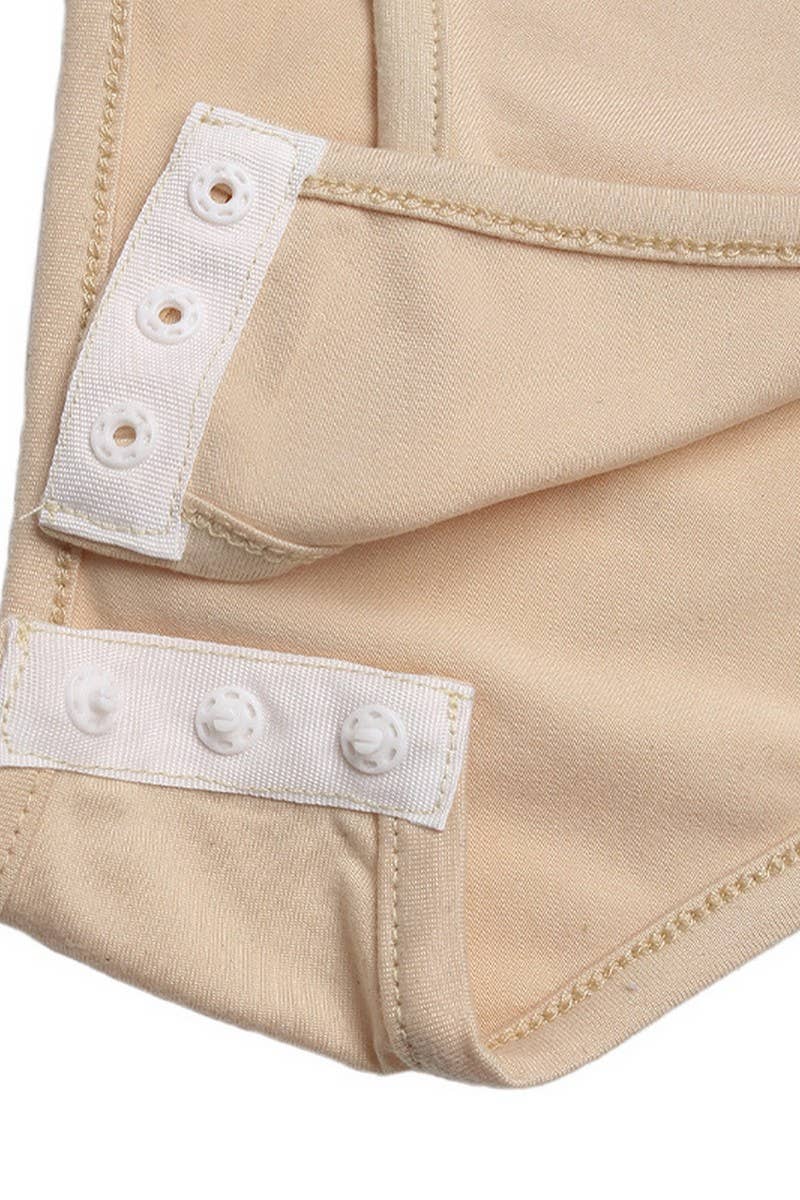 CWSBSSL0066_OFF-SHOULDER BOW LACE CONTRAST BODYSUIT