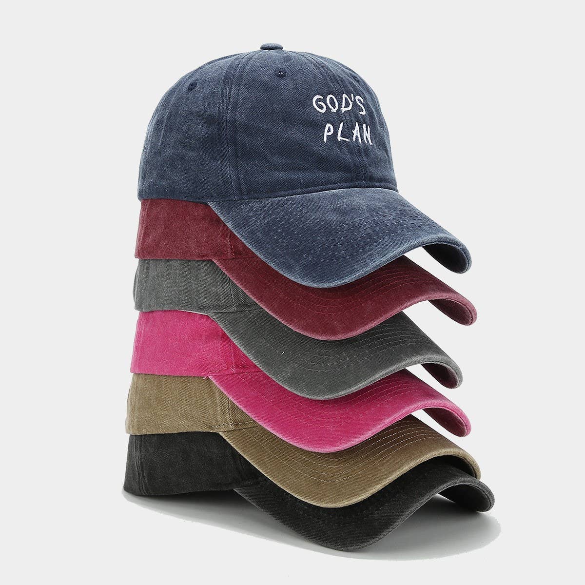 Embroidered Baseball Hat, Cotton Soft Top, Outdoor CWAH2032