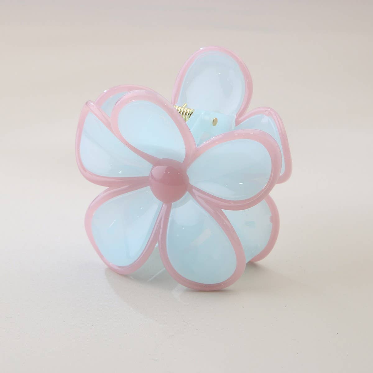 CWAHA07421_PLUMERIA FLOWER HAIR CLAW CLIP CANDY COLORS