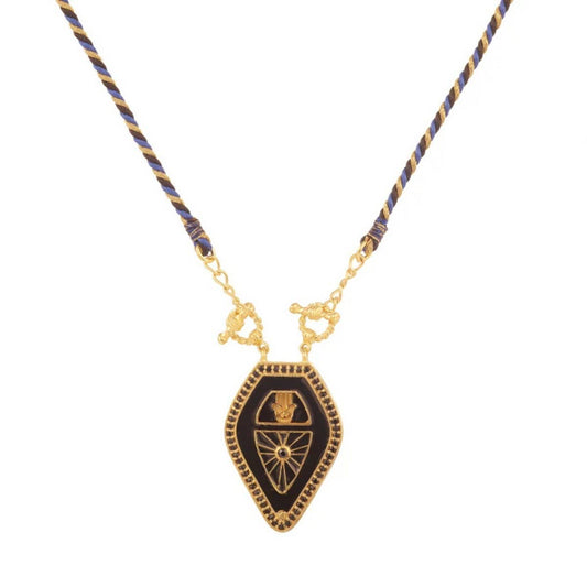 Women's high-end rhinestone oil drop necklace
