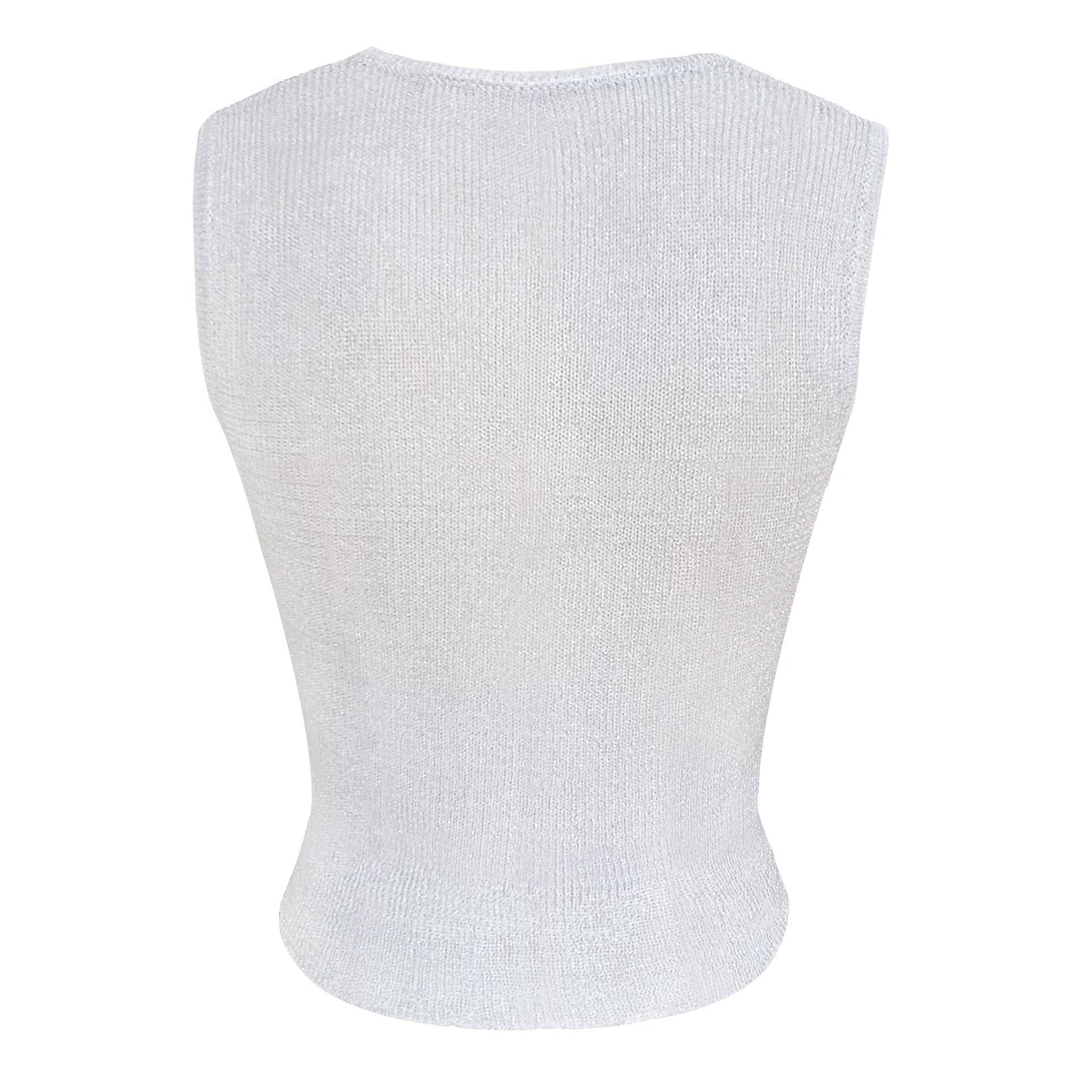 Fashionable and sexy semi-transparent short vest