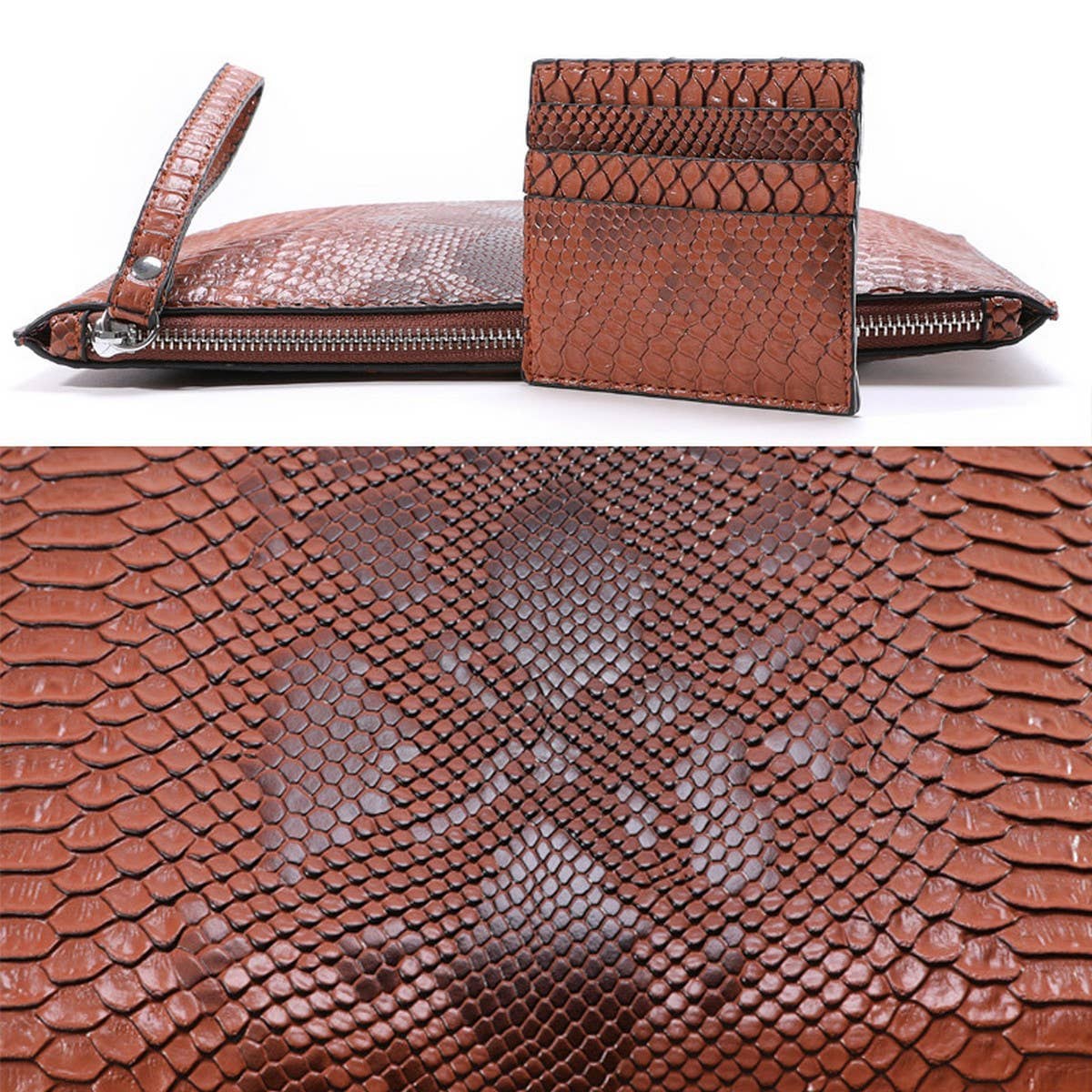 3D PYTHON PATTERNED LARGE CAPACITY HANDBAG_CWAB1374