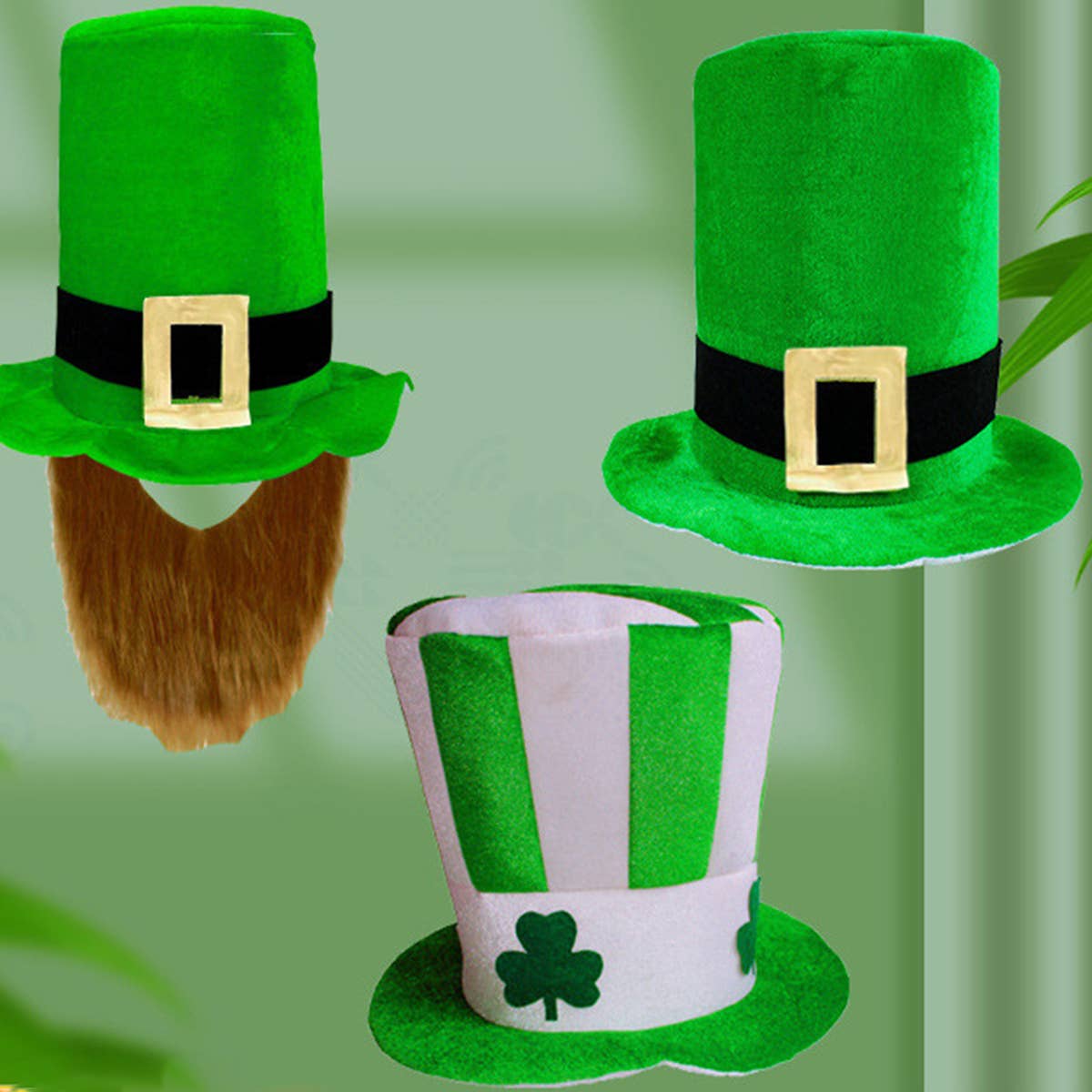 CWAH4038_ST. PATRICK'S DAY PARTY DECORATIVE SHAMROCK HAT