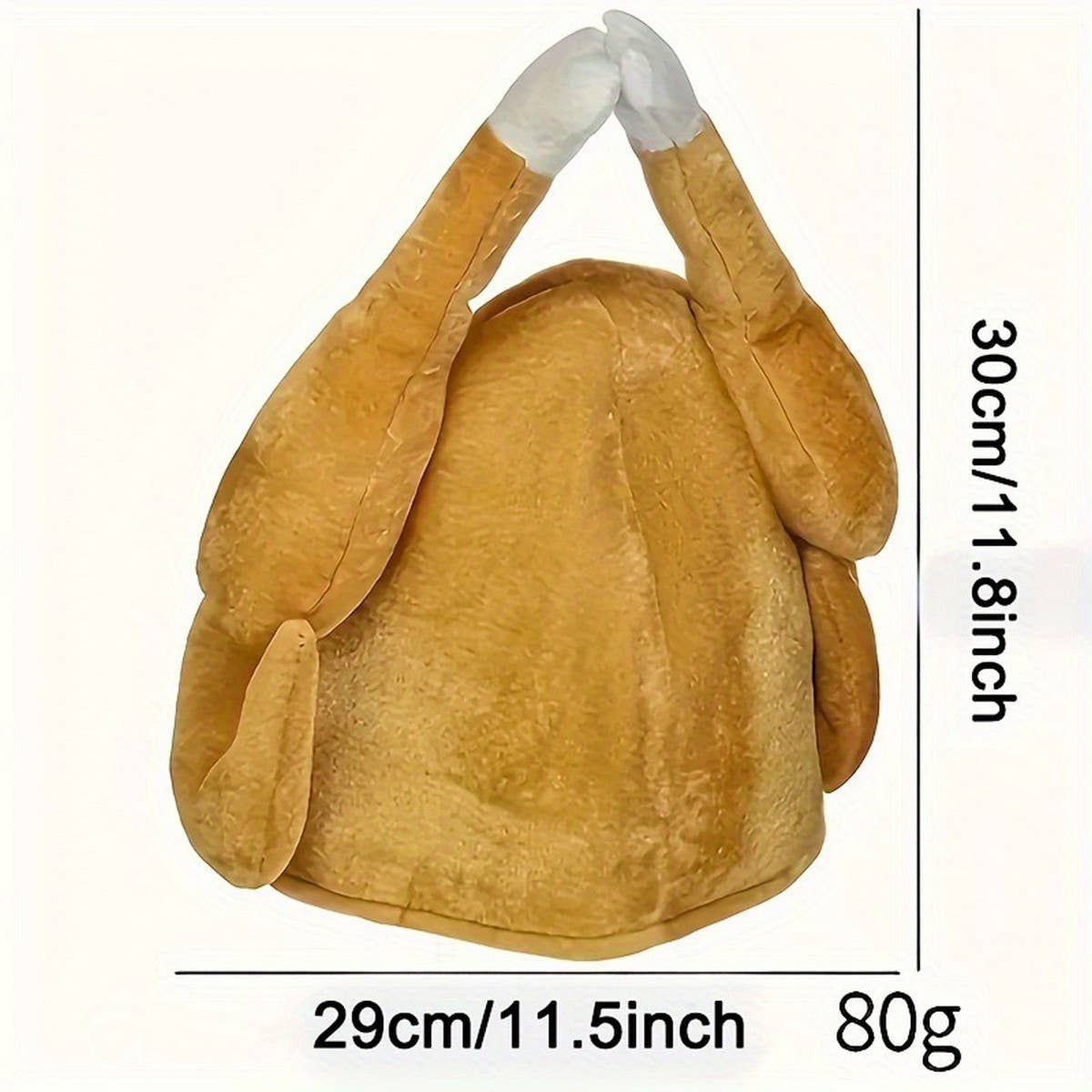 CWAH4049_THANKSGIVING ATMOSPHERE CHICKEN LEG HAT