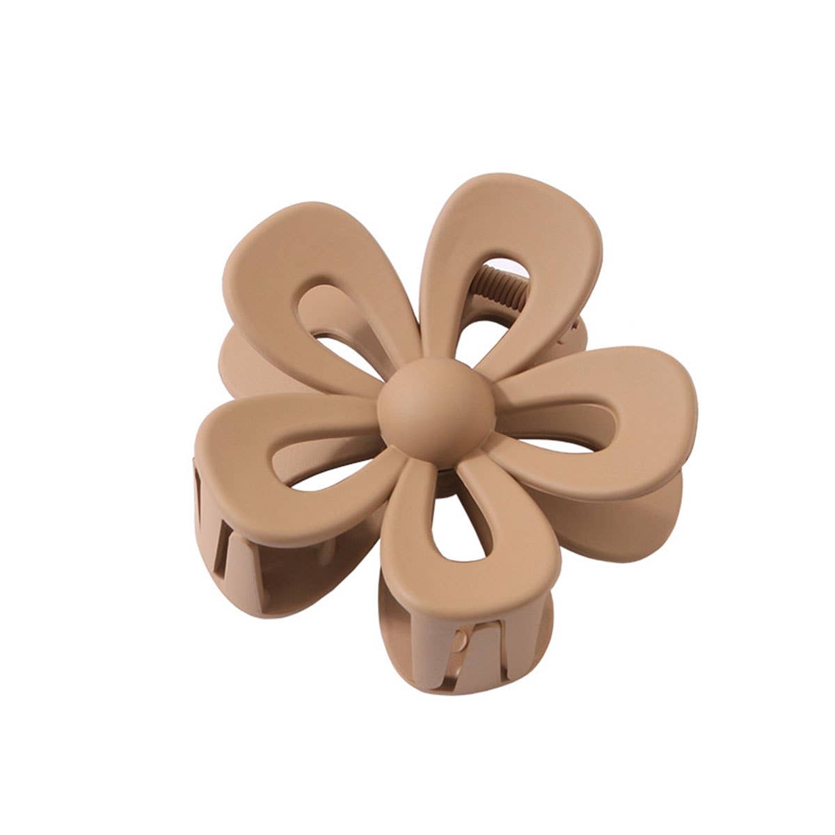 Matte Acrylic Flower Hair Claw Clip for Women_CWAHA0404