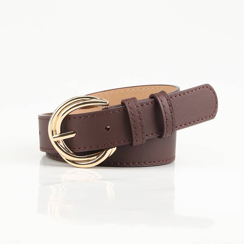 Fashionable versatile and simple alloy belt