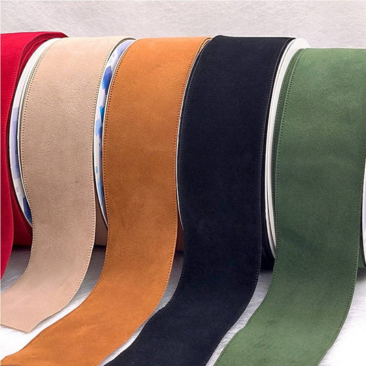 DEERSKIN VELVET RIBBON HAIR ACCESSORIES DIY