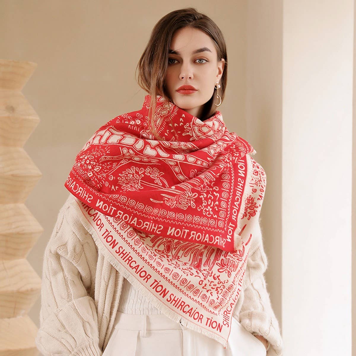 LARGE PASHMINA SHAWLS WRAPS  CASHMERE FEEL SCARFS