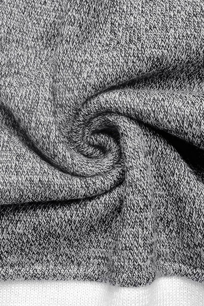 CWOSWL6901_LOOSE FIT COLORBLOCK CHECKERED KNIT SWEATER