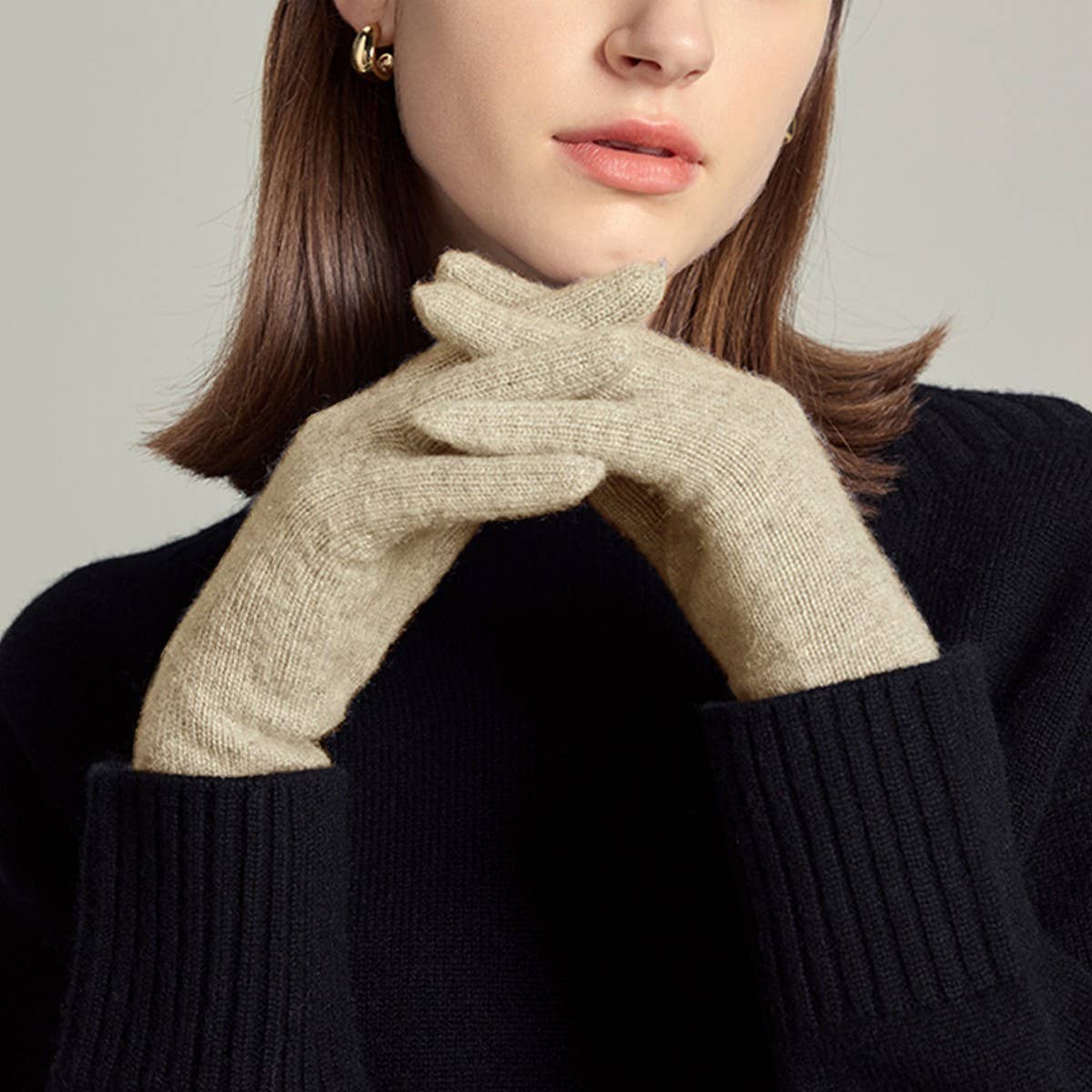 WOMEN'S WINTER COLD PROTECTION TOUCH SCREEN GLOVES_CWAG0374