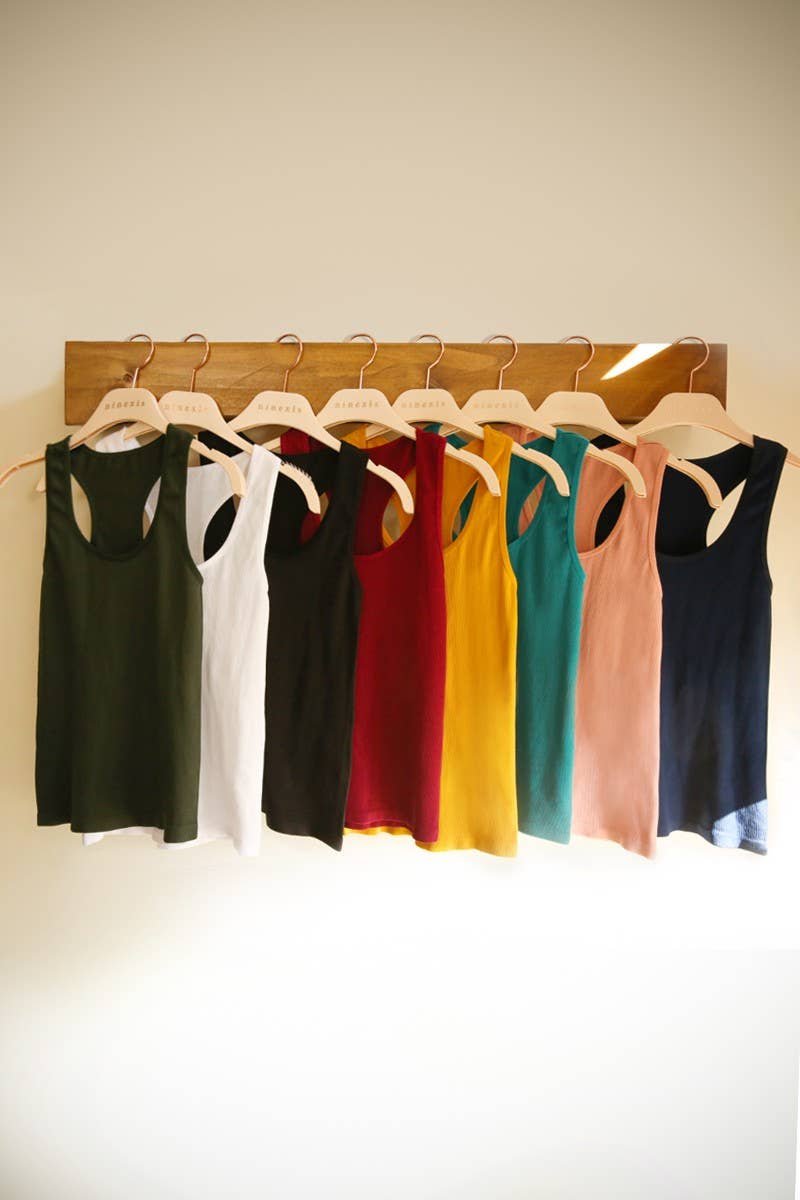 CWTTK132_SEAMLESS TANK TOP WITH RACER BACK