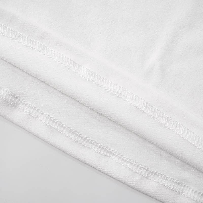 DIAGONAL NECK PLEATED WAIST SOLID COLOR T-SHIRT