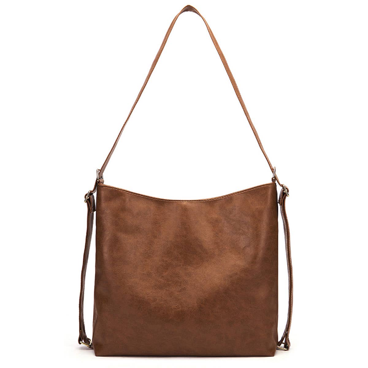 RETRO PU HANDBAG LEATHER BACKPACK FOR WOMEN_CWAB0563