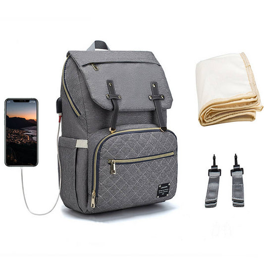 LIGHTWEIGHT WATERPROOF MOTHER AND BABY BACKPACK_CWAB2225