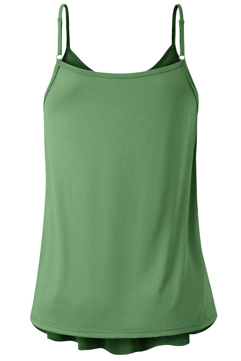 CWTTK229-P_Sleeveless Pleated Layered Cami Tank Knit Top
