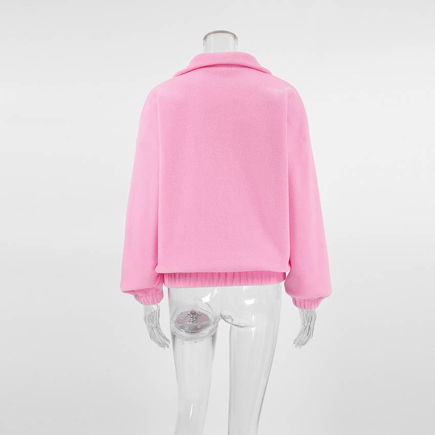 CWTBLL3112_FRENCH SIMPLE LAZY FASHION WOMEN'S SPORTS HOODIE