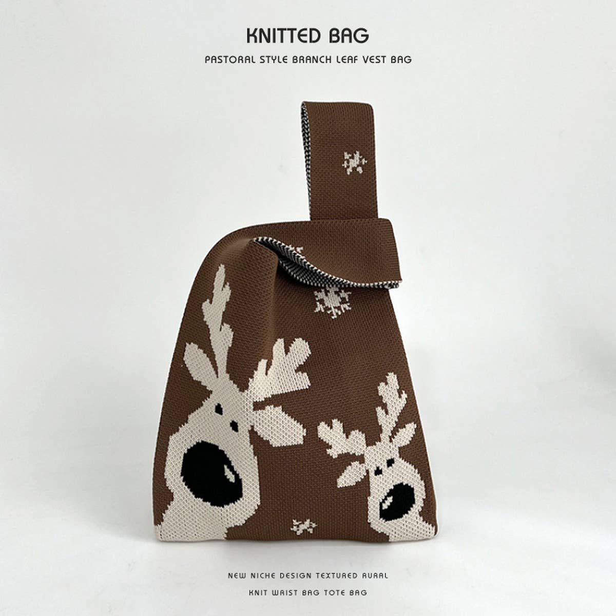 CARTOON ANIMAL SERIES KNITTED HANDBAG_CWAB2372