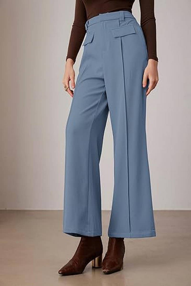CWBLP1967_HIGH WAIST WIDE LEG BUSINESS CASUAL TROUSERS