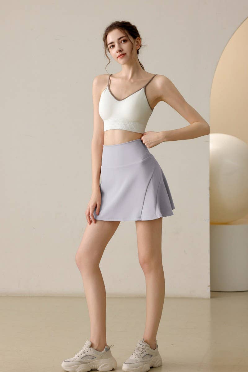 CWBSS0171_ANTI SLIP SPORTS YOGA  SHORT SKIRT