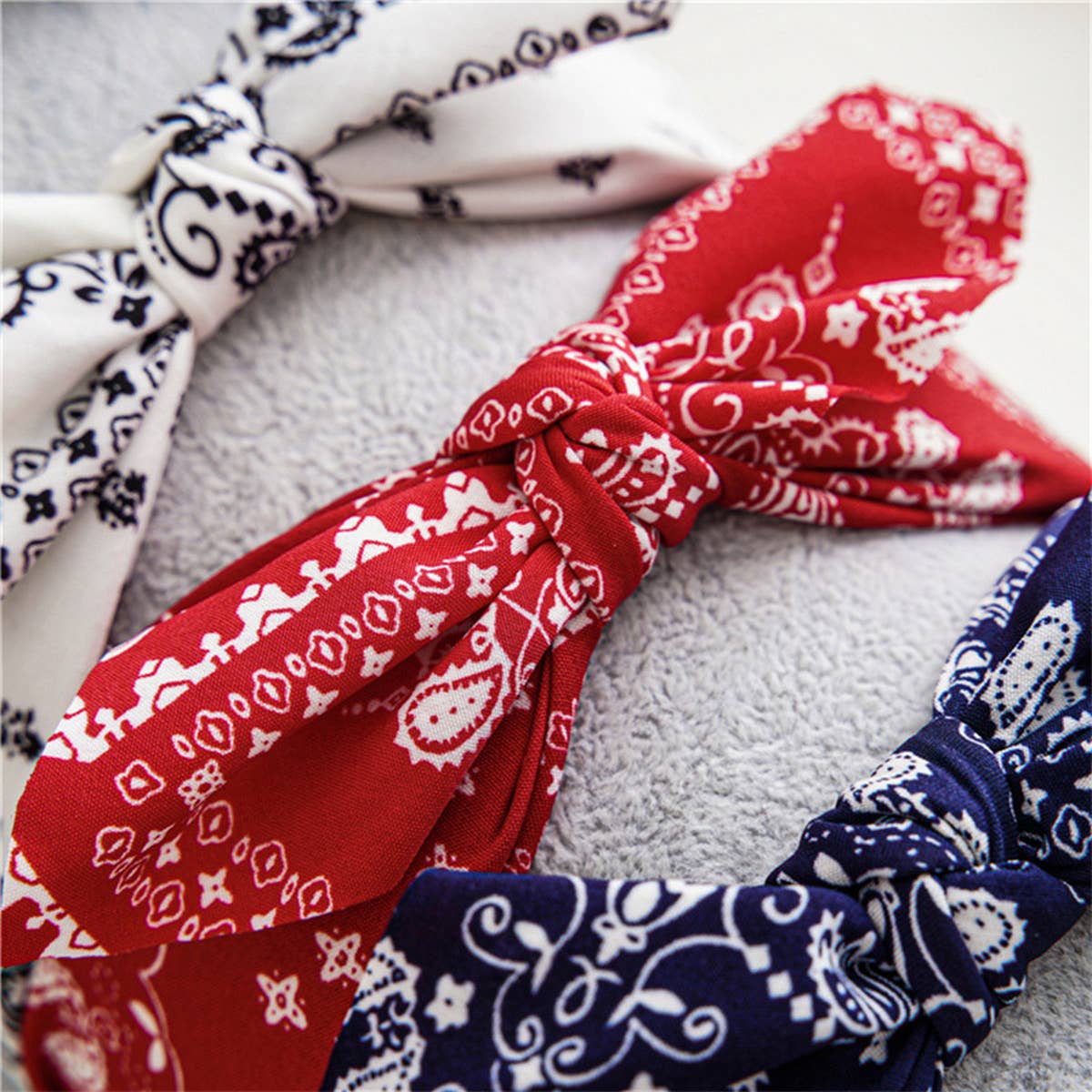 WOMEN NEW CASHEW NUT FLOWER WIDE HEADBAND_CWAHA0831