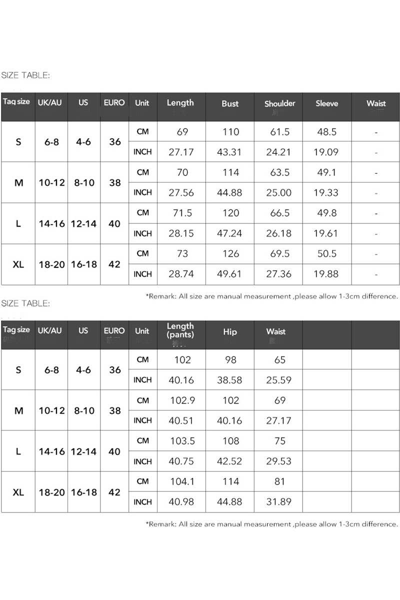 CWSS1182_HOLIDAY CASUAL SOLID COLOR TWO PIECE