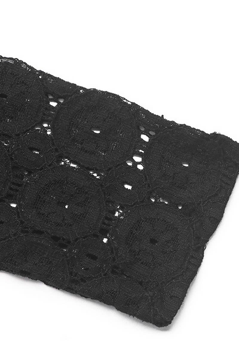 CWSBSL0137_FALL BLACK LACE PUFF SLEEVE LONG SLEEVE BODYSUIT