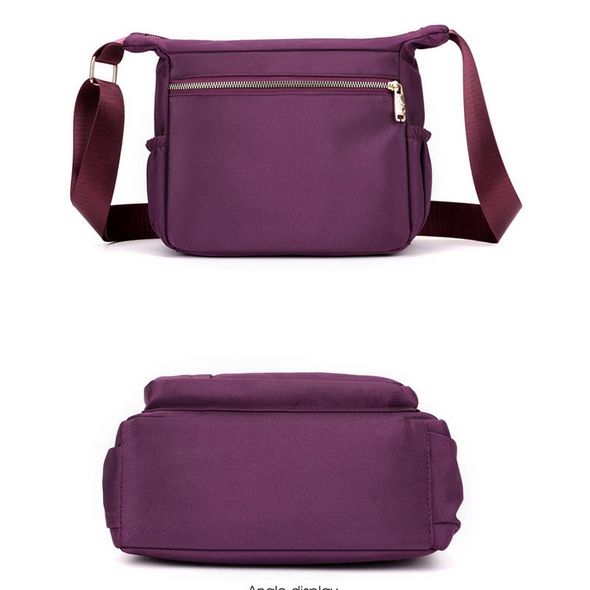 OXFORD CLOTH TRAVEL NYLON SHOULDER MESSENGER BAG_CWAB3482