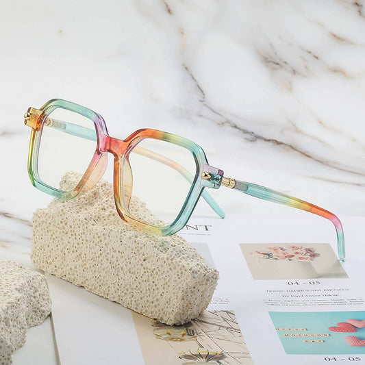 BLUE LIGHT BLOCKING SQUARE FRAME SUNGLASSES_CWASG0664