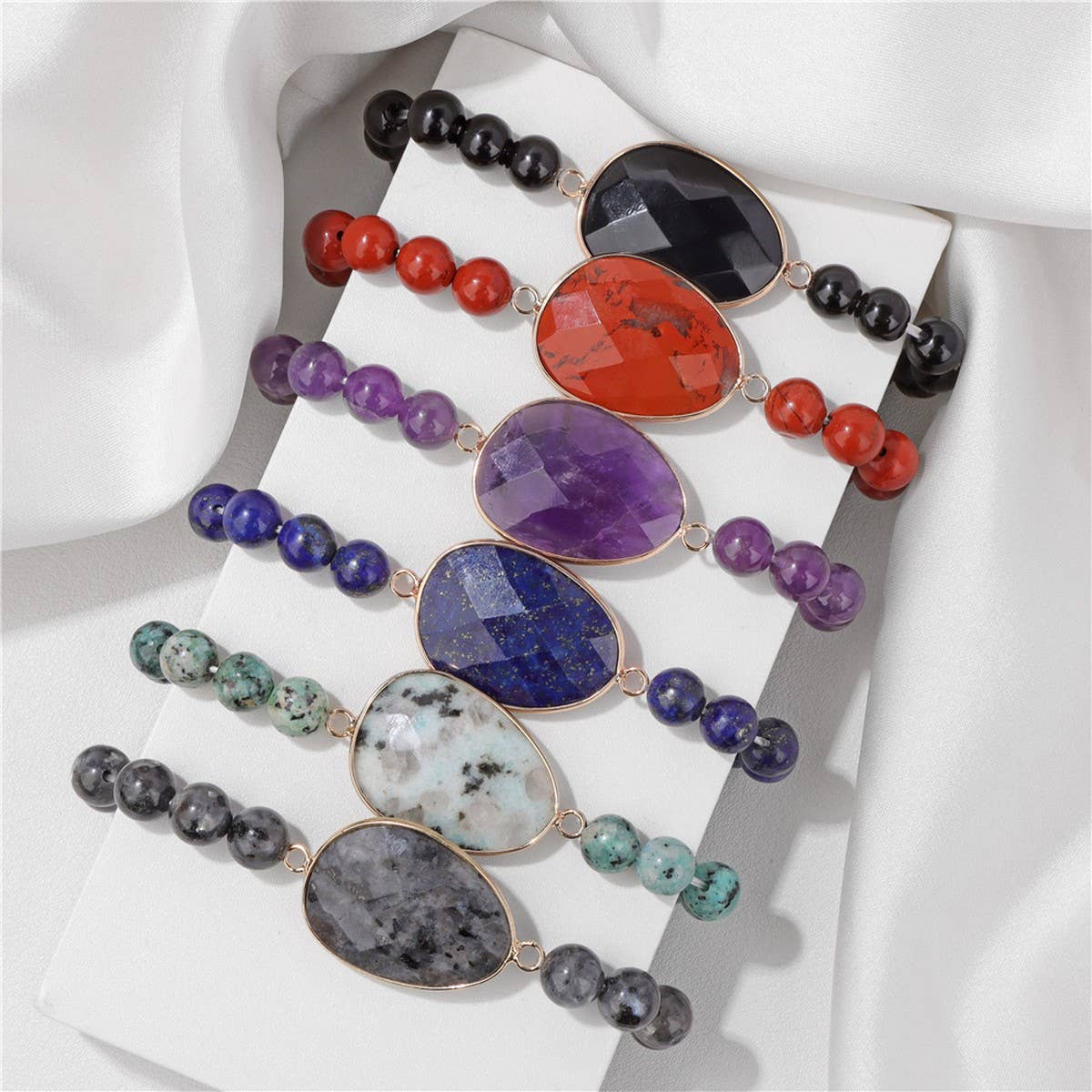 PUNK BOYFRIEND FACETED DIAMOND BRACELET_CWAJE2106