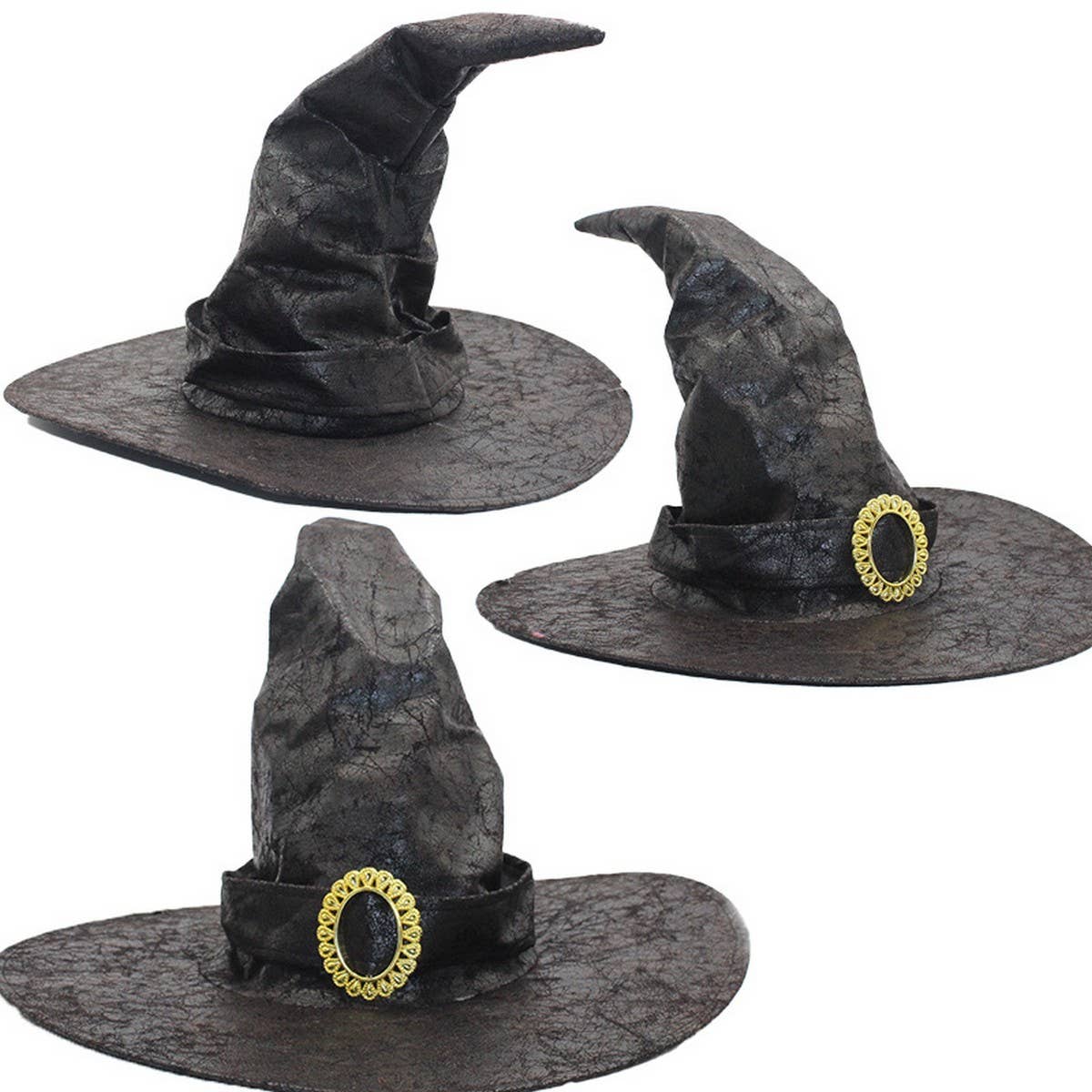 CWAH4028_HALLOWEEN WITCH WIZARD HAT HARRY HAT MAGIC HAT