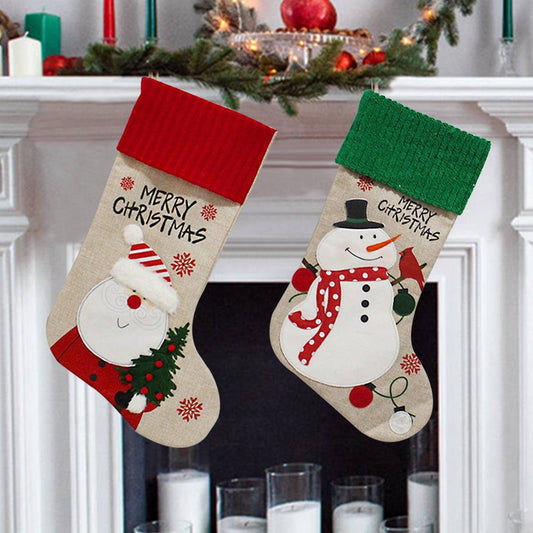 SANTA CANDY STOCKING CHRISTMAS TREE ORNAMENT