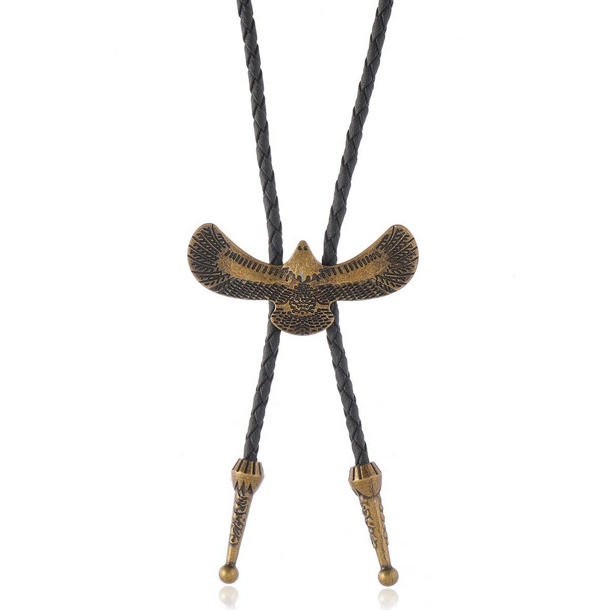 SIMPLE PUNK DENIM RETRO LONG NECKLACE_CWMM4597