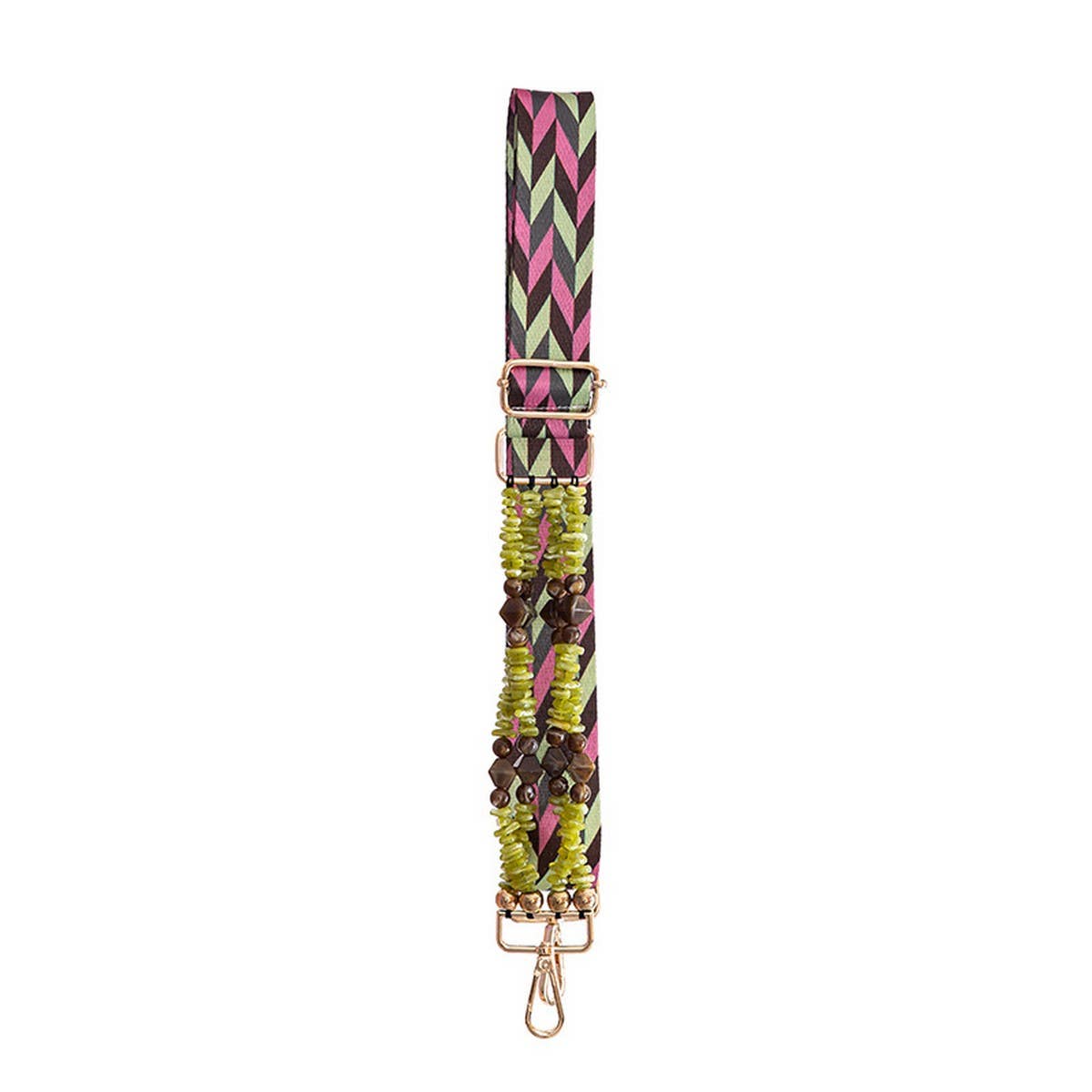 Irregular Acrylic Adjustable Boho Wide Bag Strap