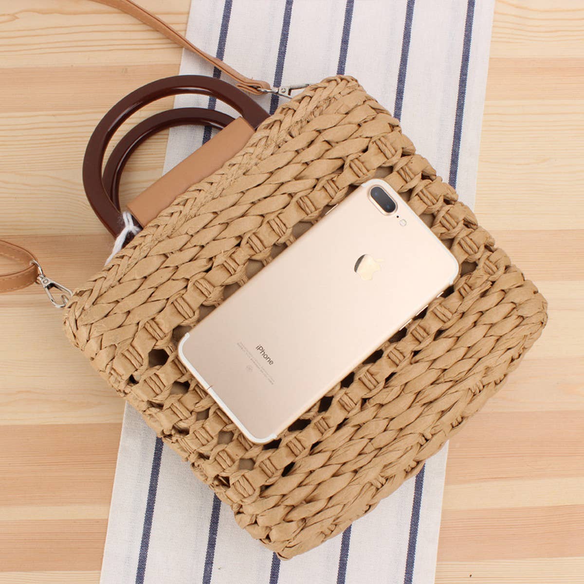 HAND-CARRY CROSS-BODY WOVEN BAG_CWAB2036