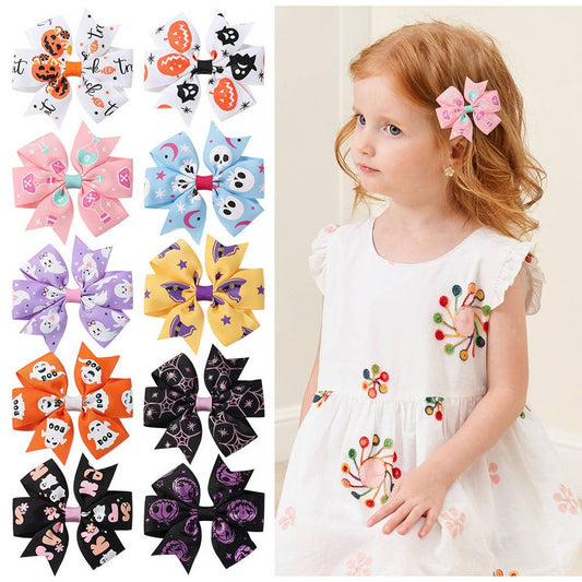 Dark Bat Devil Halloween Hair Clip for Kids