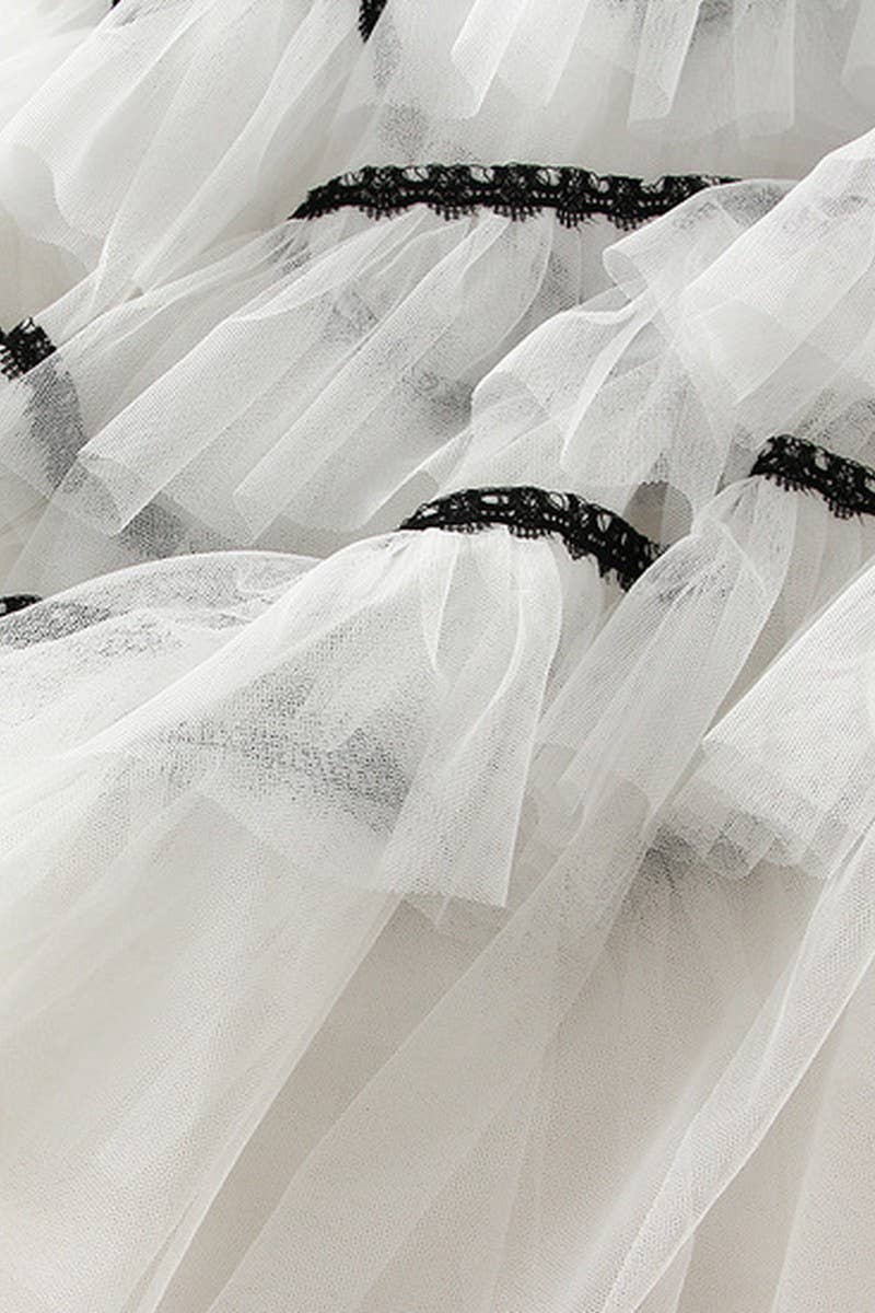 CWBLS0523_LAYERED TULLE CAKE SKIRT WITH FLOWY A-LINE SHAPE