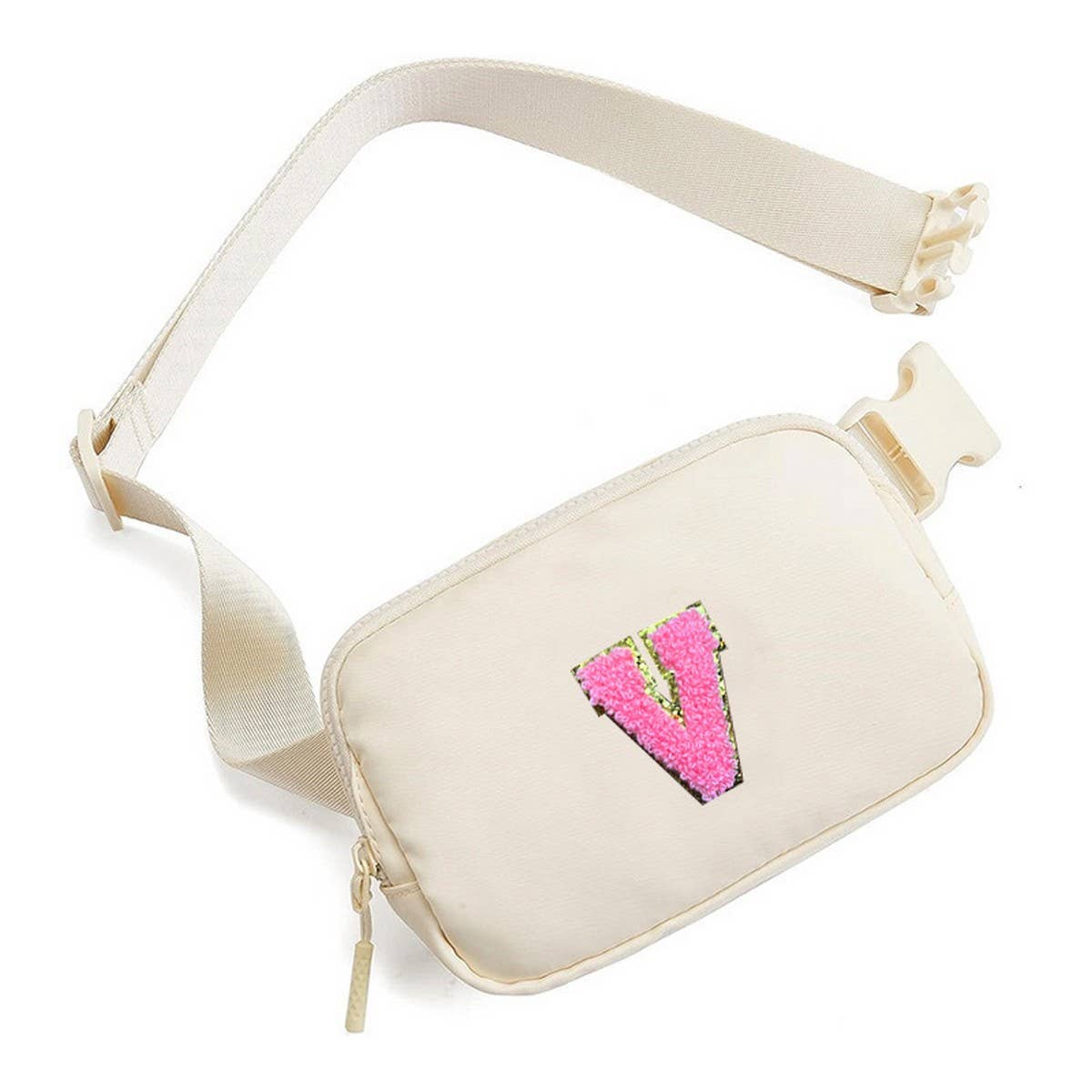 Nylon Letter Belt Bag??Adjustable Sport Waist Pack_CUAB0281