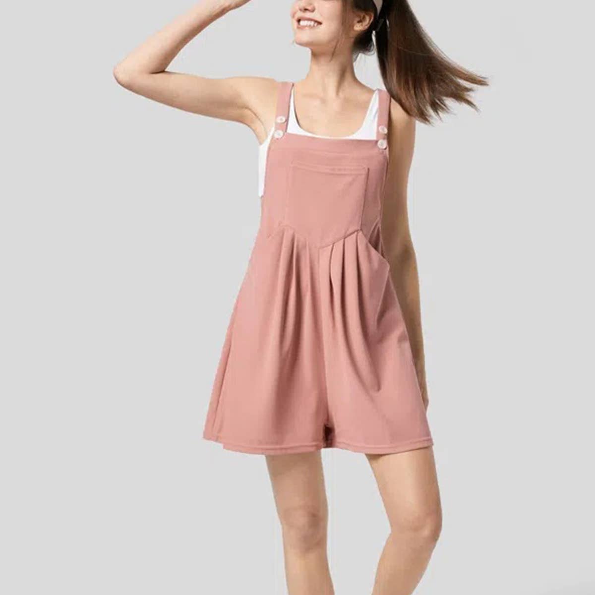 Casual youth vitality loose overalls