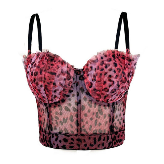 DESIGN PLEATED TUBE TOP SEXY HERRINGBONE BRA