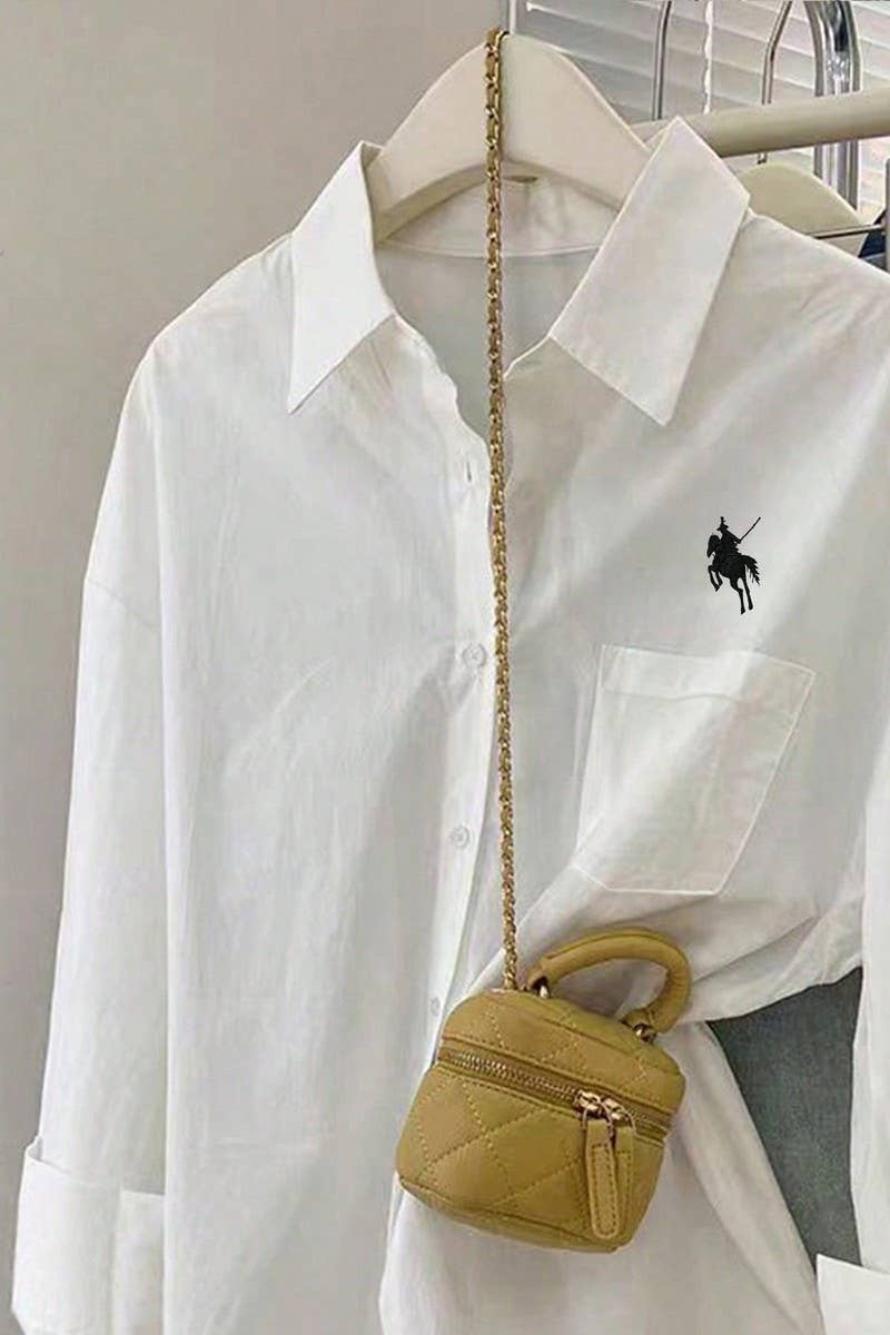 CWTSTL01011_LOOSE-FITTING LONG-SLEEVED BUTTON-DOWN SHIRT