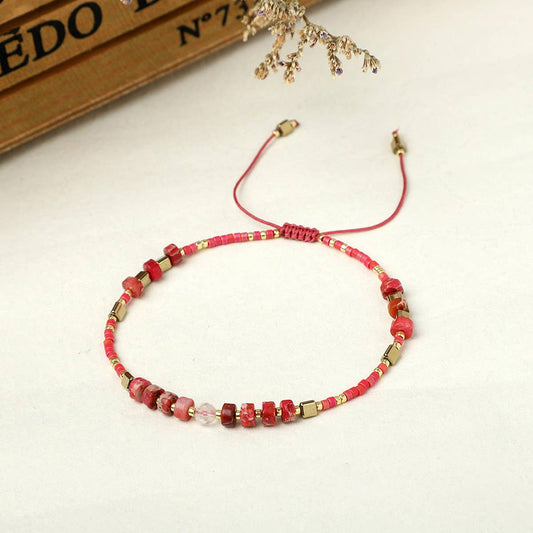 CWAJE4563_HAND-WOVEN IMPERIAL TURQUOISE BRACELET