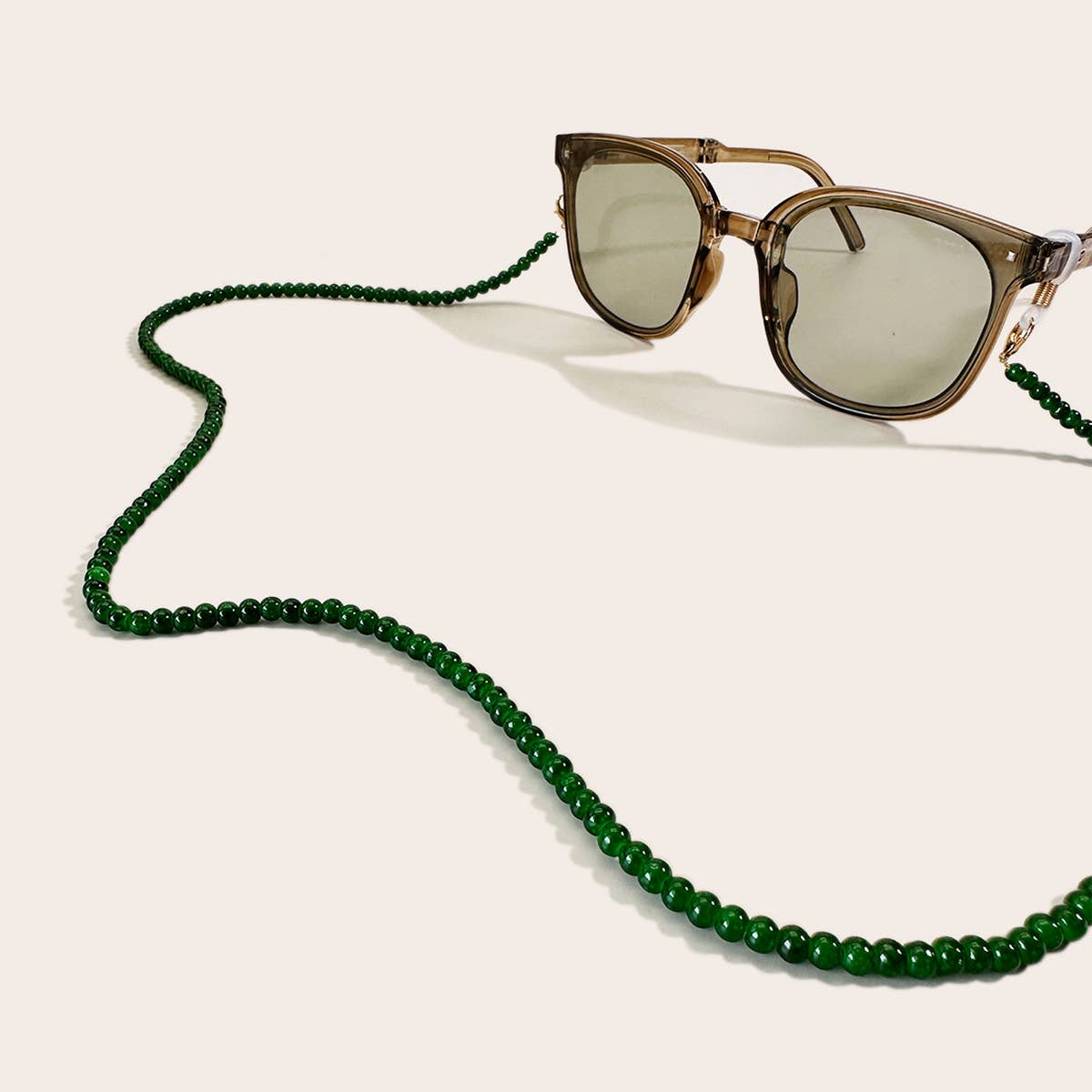 STYLISH HANDMADE BEADED GLASS GLASSES LANYARD_CWMM1152