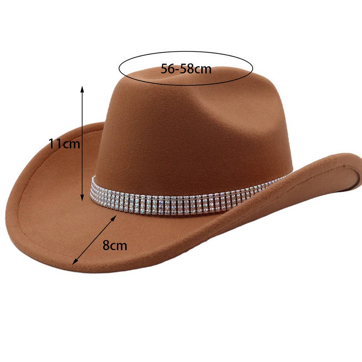 Couple Fedora Jazz Hat Western Ethnic Wool Hat_CWAH04364