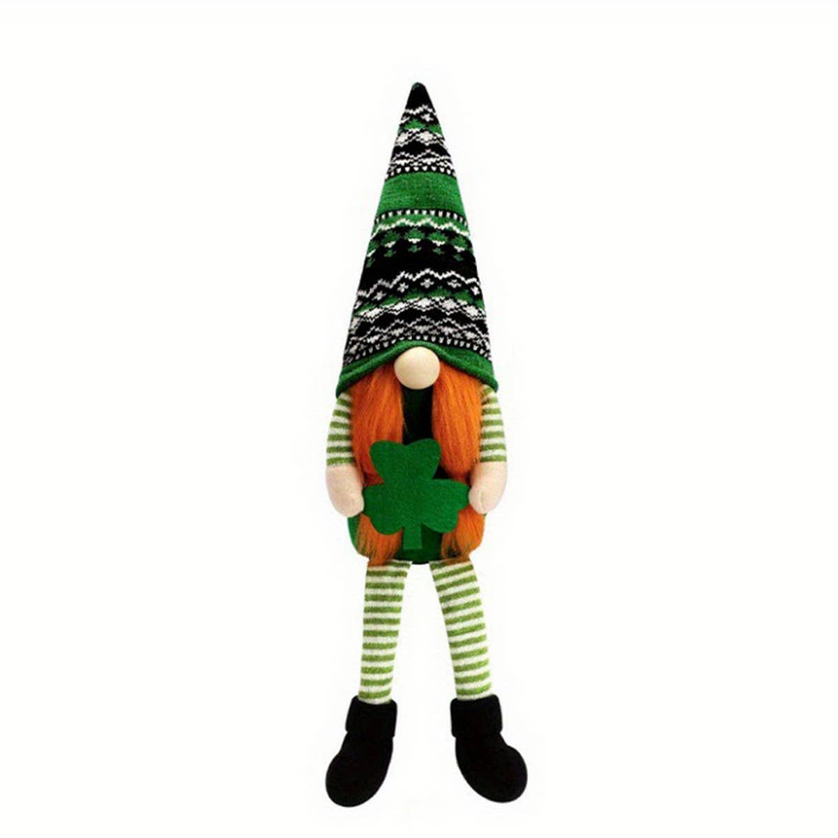 ST. PATRICK'S DAY STRIPED LONG-LEGGED DOLL ORNAMENT_CWMM3442