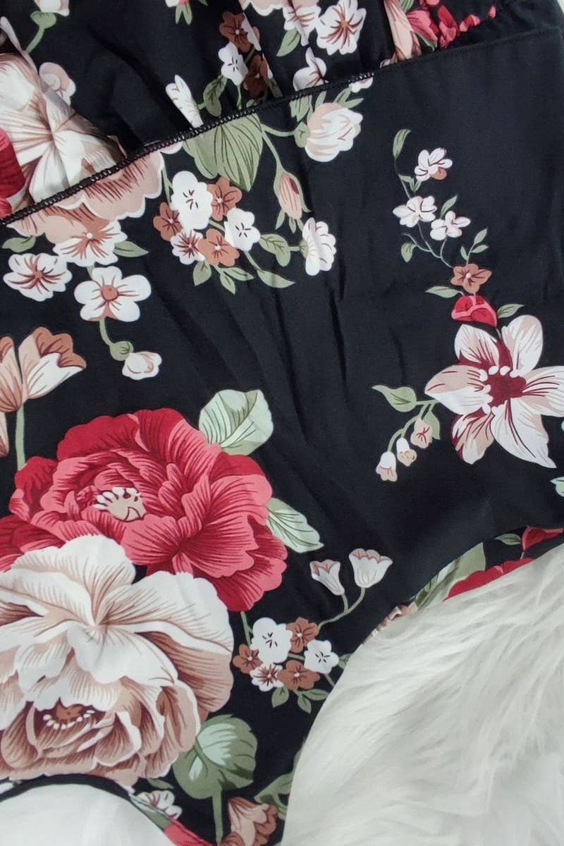 CWDSD8674_FLORAL SEXY SWEET SPAGHETTI STRAP DRESS